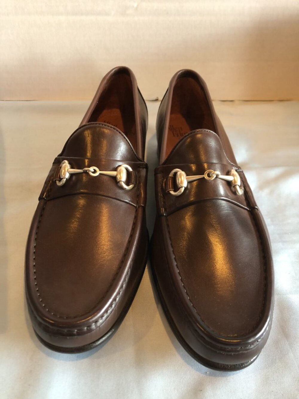 Allen Edmonds Verona II 7D Brown Leather Loafers with Box & Dust Covers!